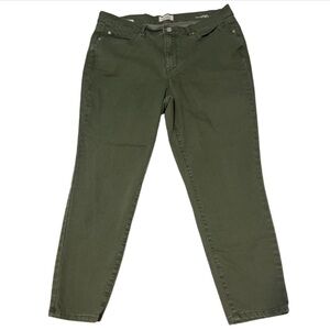 Nicole Miller Olive Green Women’s Skinny Jeans